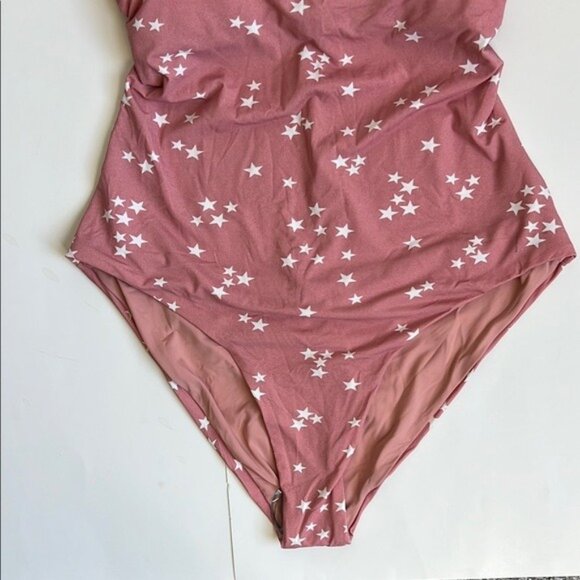 NWT WET Swimwear Aria Monokini in Rose Stars - L - Picture 7 of 10